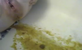 Insane yellow diarheea in the tub