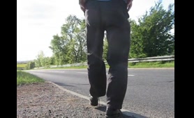 A Babe drops a nasty load on the highway
