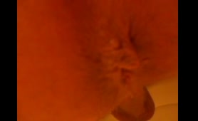 Babe Shows Off Her Dirty Shit Close Up