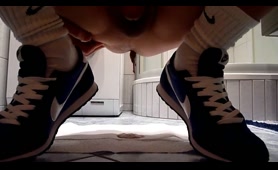 Man Poops Near New Nikes