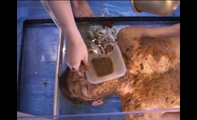Japanese twink forced to eat a nasty crap