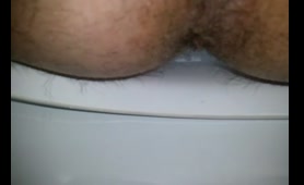 Hairy Lady Dumps a Huge Load