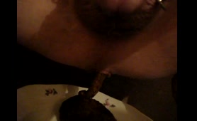 Woman Tries to Poop on a Pile of Shit