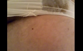 Lady Shits in White Panties