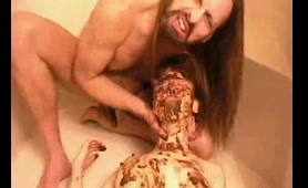 Slut Takes a Load of Shit in the Shower