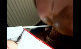 Slut Dildoing Her Asshole
