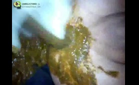 Guy with Shit on His Ass Rides Toy
