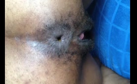 Black Woman Dumps a Fat Turd