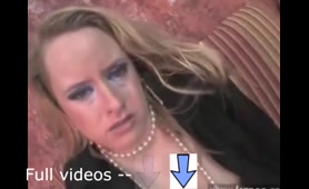 Blonde Babe Eats Her Own Shit