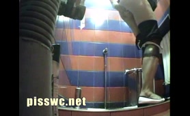 Slut Drops a Nasty Load on the Toilet