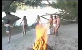 Tribal Babe Drops a Nasty Load