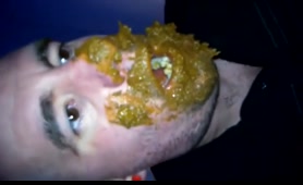 Woman Eats Her Own Shit