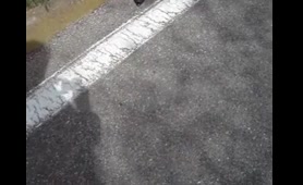 Amateur Lady Pisses in Closeup