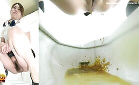 Diarrhea with pressure in public toilet