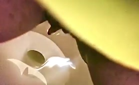 Soft turd in the toilet