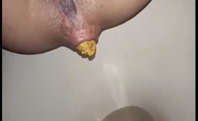 Nice turd from tight asshole