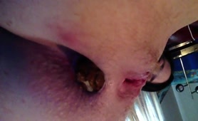 Huge turd in close up