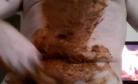 Shit smearing infront of the webcam