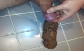 Cum on a turd