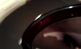 Dirty poop in the toilet