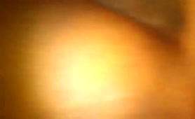 Ebony girl pooping a big turd