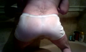 Enema in his undies
