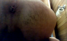 Creamy shit in close up