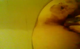 Smearing shit on his ass