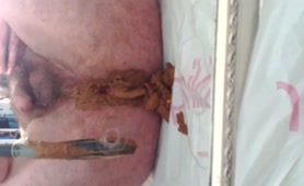 Shit in front of a mirror