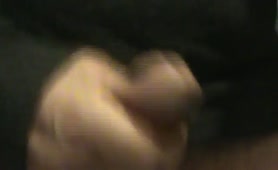 Eating raw poop while jerking off hard