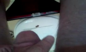 Gay boy cum over big load of poop in boxers