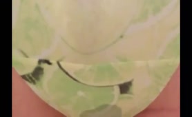 Filled panties with a lot of brown shit